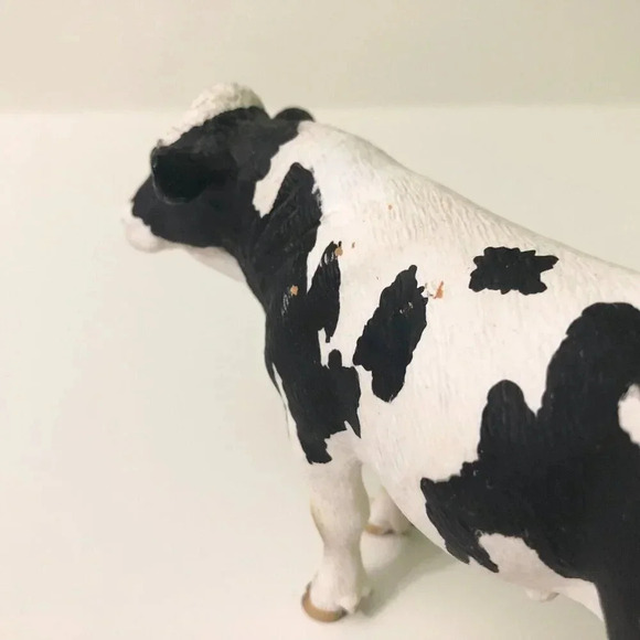 2007 Schleich Holstein Bull  Cow Dairy Farm Figure Black and White - Picture 13 of 14